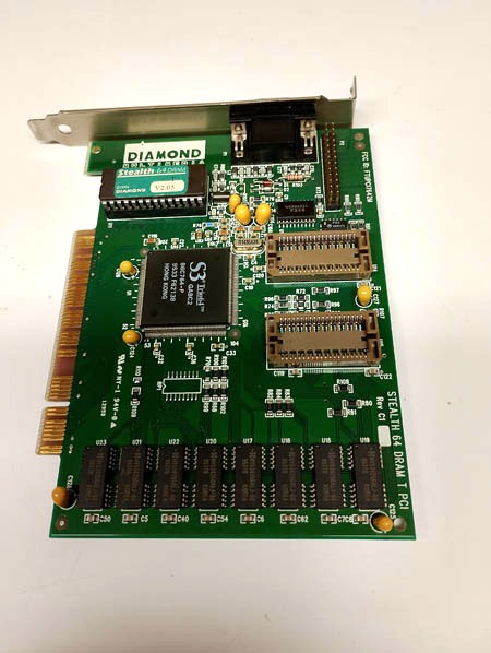 Diamond Stealth 64 DRAM T PCI näytönohjain.